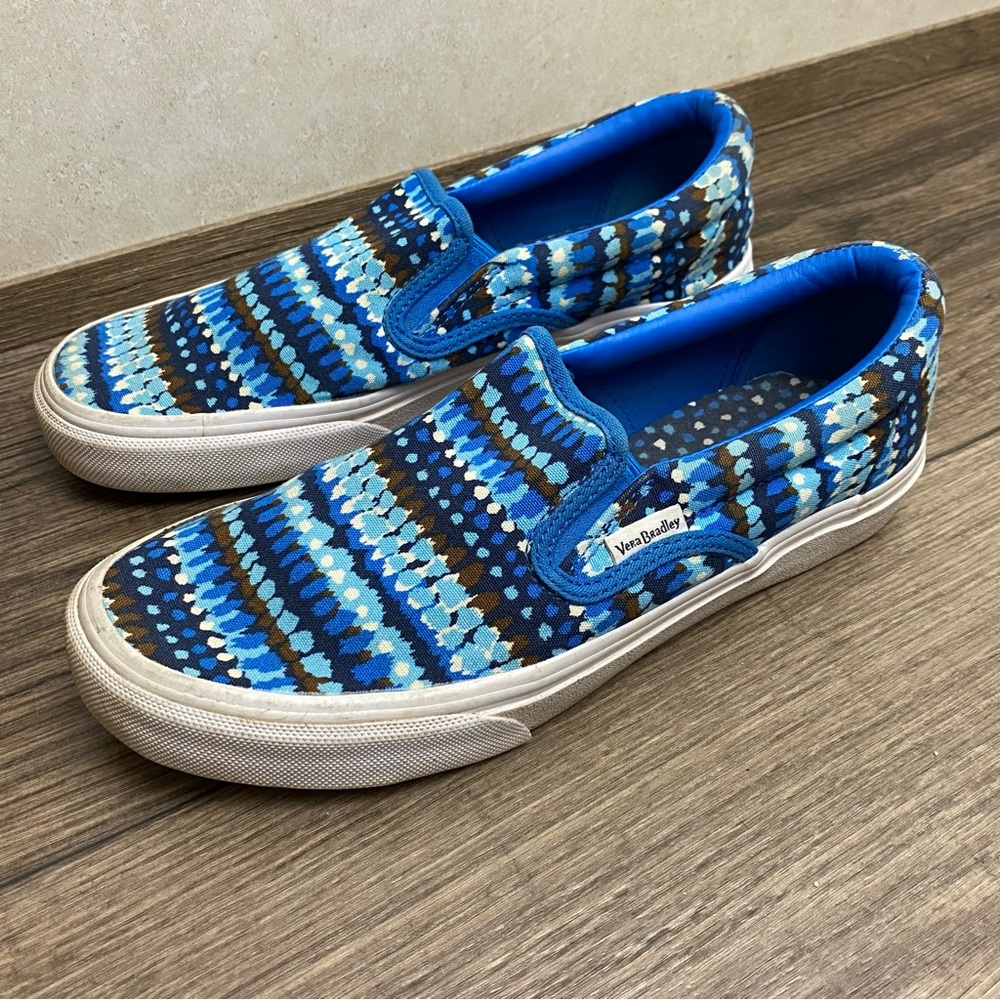 Vera Bradley Canvas Slip-On Shoes In Java beads Size 7